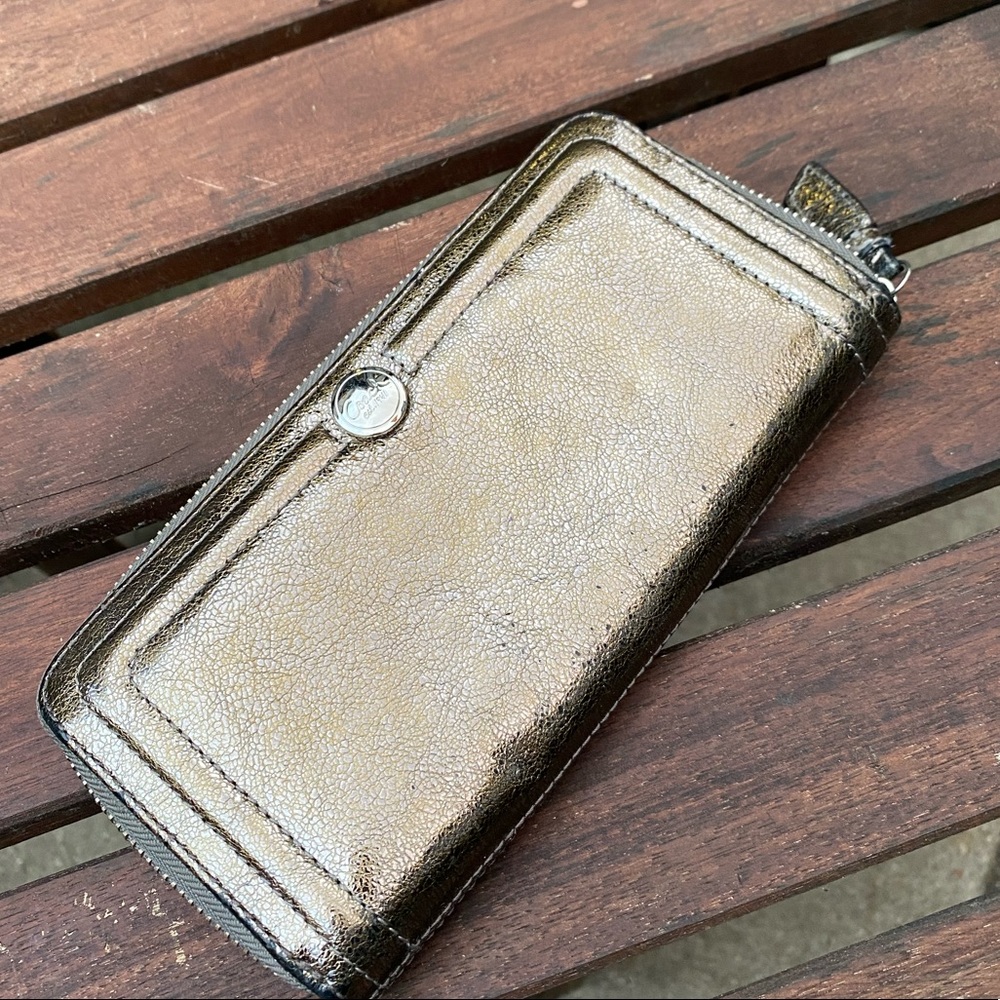 Gunmetal Coach Wallet